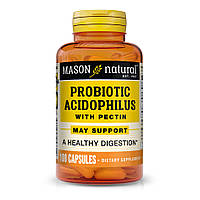 Пробіотики і пребіотики Mason Natural Probiotic Acidophilus with Pectin, 100 капсул