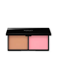 Палетка румян Kiko Milano Smart Blush And Bronzer Palette №02 Biscuit and coral 12 г
