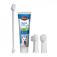 Зубна паста для тварин Trixie із щіткою для собак (4011905025612)