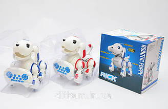 Інтерактивна іграшка Собачка-робота Синя із сенсором (ударостійкий пластик)