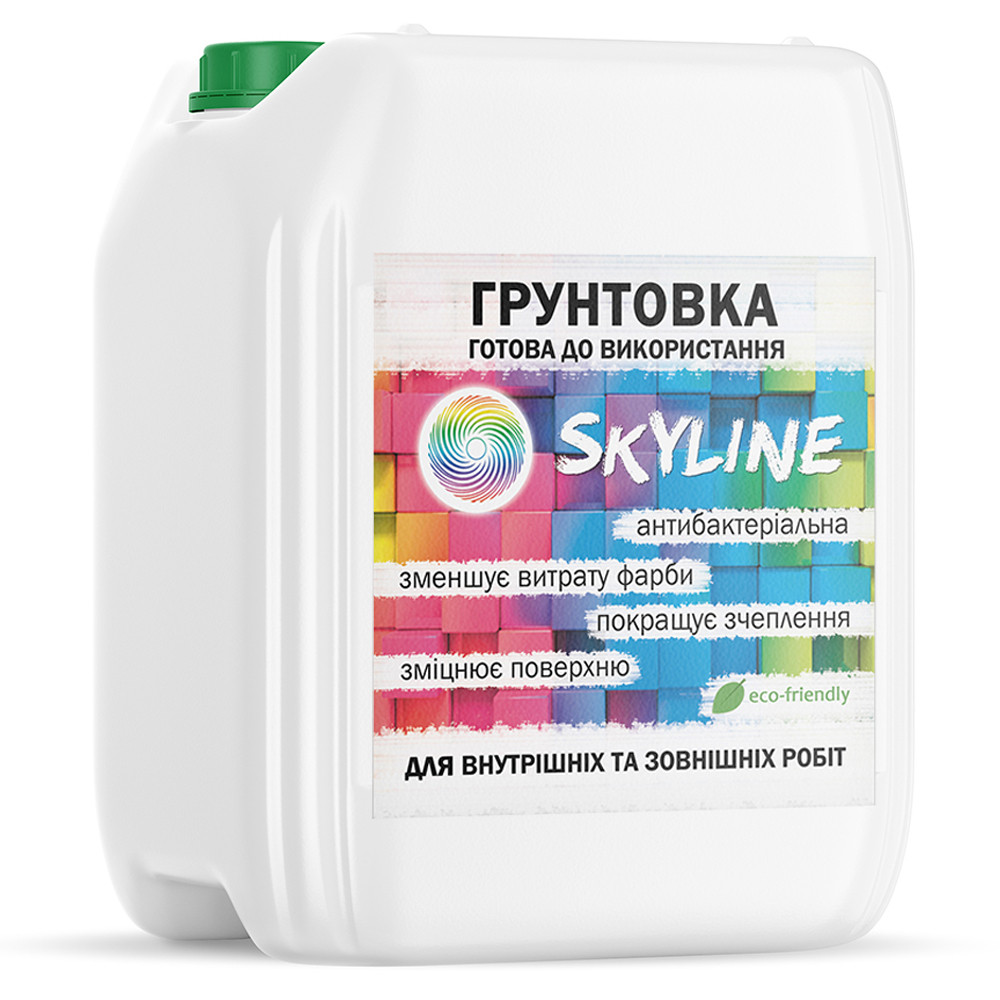 Глибокопроникаюча Грунтовка акрилова готова до застосування SkyLine 10л