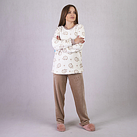 Женская пушистая теплая пижама "Ёжик" 2009