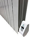 Електрорадіатор масляний алюмінієвий Electro Elite 6WEL, 6 секцій,12м2, Wi-Fi програматор зліва, 700Вт, фото 2