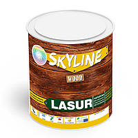 Лазурь декоративно-защитная для обработки дерева LASUR Wood SkyLine (тик) 0.75 л