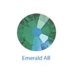 Стразы Swarovski цветные Emerald AB SS5, 100шт