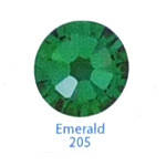 Стразы Swarovski цветные Emerald SS5, 100 шт
