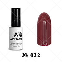 022 - Akinami Color Gel Polish - Garnet, 9ml