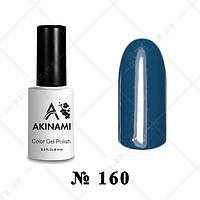 160 - Akinami Color Gel Polish - Green Blue, 9ml