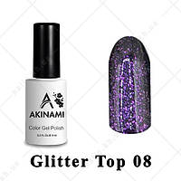 008 - Akinami Glitter Top Gel, 9ml