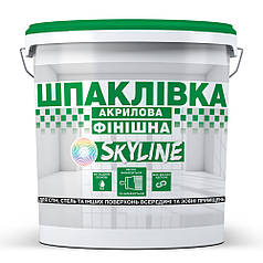 Шпаклівка акрилова фінішна, готова до застосування, для внутрішніх та зовнішніх робіт SkyLine Білосніжна 25 кг