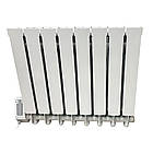 Електрорадіатор масляний алюмінієвий Electro Elite 8WE, 8 секцій,16м2, Wi-Fi програматор, 1000 Вт, фото 9