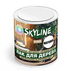 Лак для дерева акриловий Skyline Wood Прозорий Матовий 0.75л