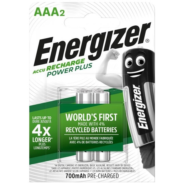 Акумулятор ENERGIZER Power Plus AAA 700 мАч 2 шт