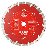 Диск алмазний Vitals Master Глибокий Різний 230×22.2×12 мм 168116
