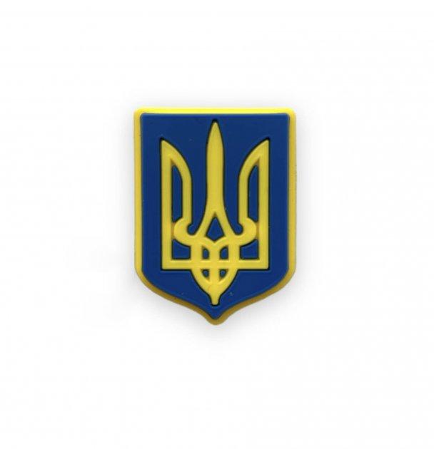 Джибітси патріотичні прикраси для взуття кроксів сабо JIBBITZ Герб України № 501