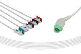 ЕКГ кабель на 5 відвідувань до монітора пацієнта Fukuda Denshi DS-7100
