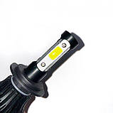 Автомобільні LED лампи H7 яскраві 10000 Lm S3 на 4 сторони Headlight 6500 K дальнє ближнє світло. Комплект 2шт., фото 7