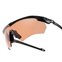 Баллистические очки ESS Crossbow Suppressor с медной линзой, Чорний, Мідний, Окуляри