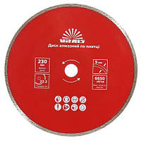 Диск алмазний Vitals на плитці 230х22.2х5 мм 168120