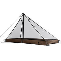 Одноместная сетчатая палатка OneTigris Mesh Inner Tent 200x115x85 cm, Coyote Brown, Намет, 1