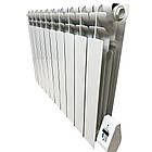 Електрорадіатор масляний алюмінієвий Electro Elite 10WE, 10 секцій,20м2, Wi-Fi програматор зліва, 1300 Вт, фото 3