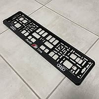 Рамка номерного знаку S-LINE AUDI (Ауді) 1 штука