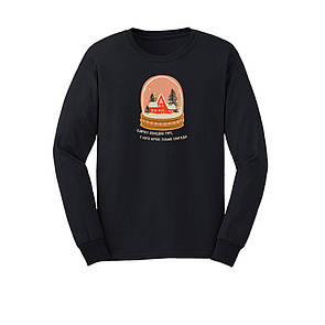 Світшот з принтом "Взимку холодно тим, у кого немає теплих спогадів", ПРЕМІУМ