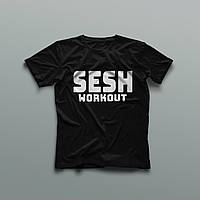 Футболка SESH workout (чорна s-xL)