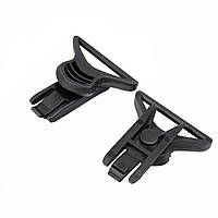 Клипсы FMA Goggle Swivel Clips, Чорний, Кліпса