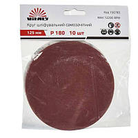 Круг шліфувальний самозацепной Vitals 125 мм з. 180, 10 шт 150783