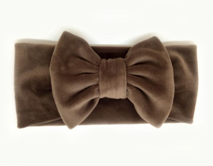 Пов'язка жіноча стиль коричнева, фото 1