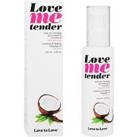 Массажное масло LOVE TO LOVE ME TENDER Noix De Coco (100 мл) натуральное без консервантов