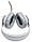 Навушники JBL Quantum 100 White (JBLQUANTUM100WHT), фото 2