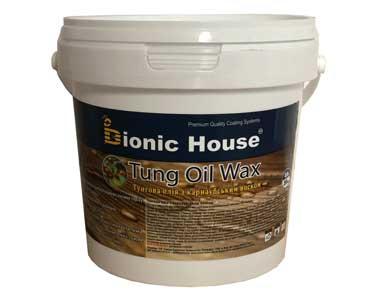 Тунгова олія з карнаубським воском BIONIC HOUSE HARD TUNG OIL (БІОНІК ХАУС) 0,25л