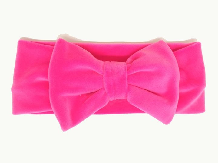 Пов'язка для волосся красива яскраво-рожева, фото 1
