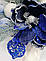 Новорічнй букет в керамічній вазі з синьою магнолією, фото 2