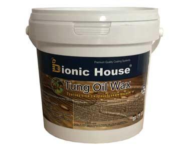 Тунгова олія з карнаубським воском BIONIC HOUSE HARD TUNG OIL (БІОНІК ХАУС) 0,5л