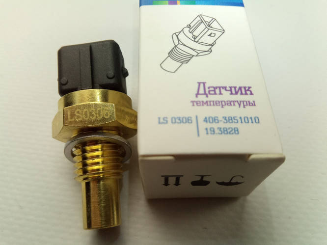 Датчик температуры в блок Волга, Газель 406 дв., ''Лузар'' (LS 0306 ...