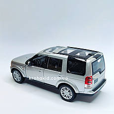 Металева машина Land Rover Discovery 4 "Welly" масштаб 1:24, розмір 18 см, фото 4