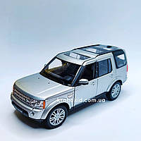 Металлическая машина Land Rover Discovery 4 "Welly" масштаб 1:24, размер 18 см