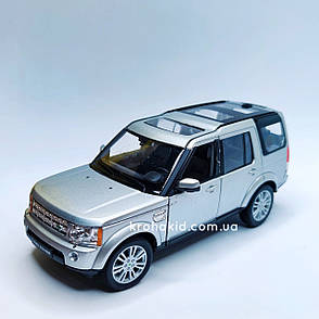 Металева машина Land Rover Discovery 4 "Welly" масштаб 1:24, розмір 18 см, фото 1