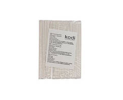 Набір пилок для нігтів Kodi 100/100, колір: білий (50шт/уп)