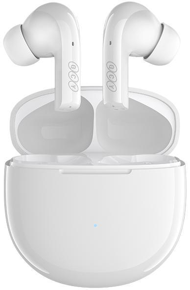 Навушники безпровідні TWS (Bluetooth) QCY T18 White/Білий