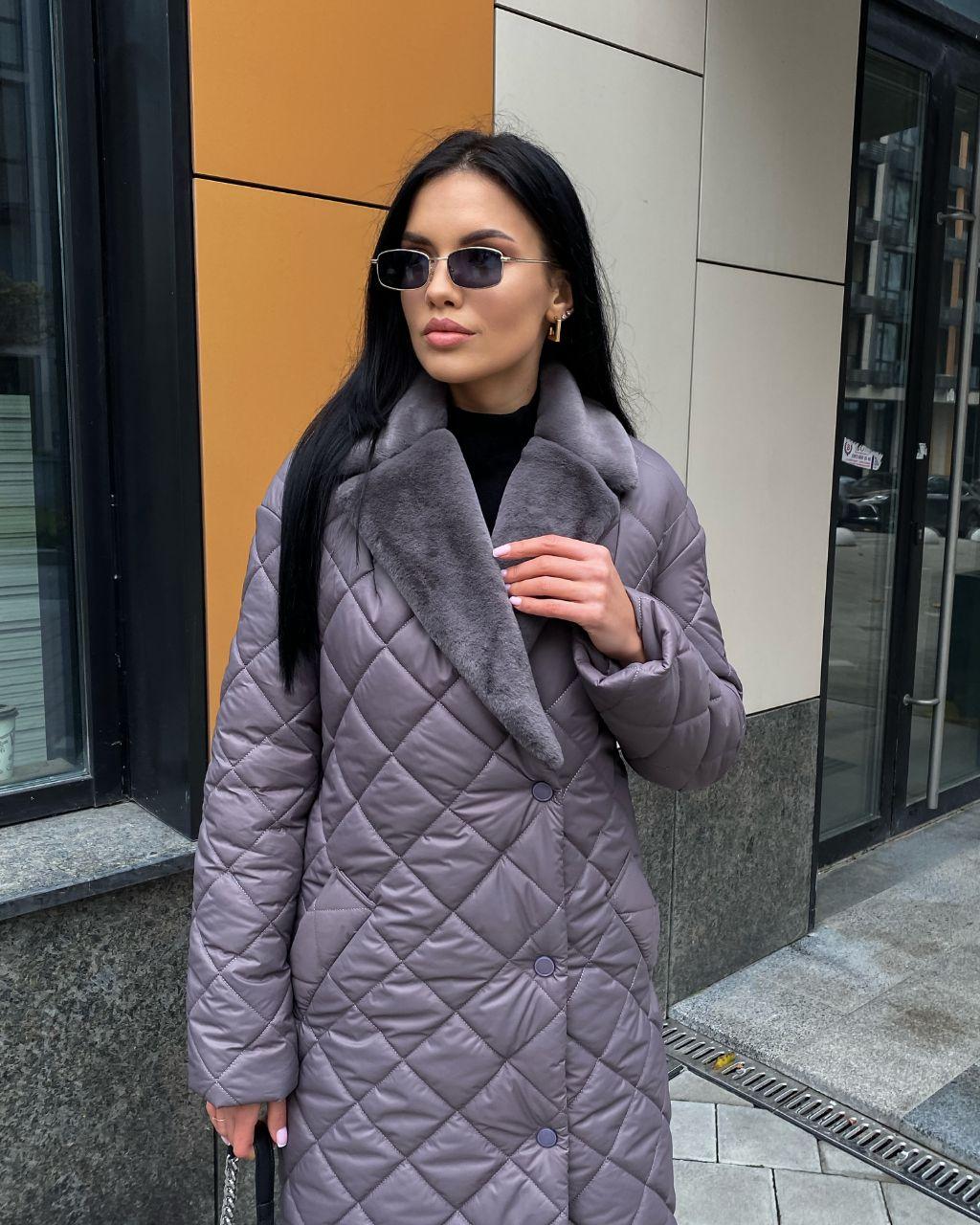 Стильне жіноче зимове  пальто " Стокгольм"