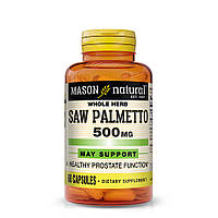 Натуральная добавка Mason Natural Saw Palmetto 500 mg, 60 капсул