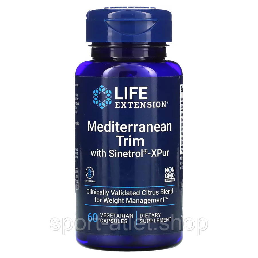 Натуральна добавка Life Extension Mediterranean Trim, 60 вегакапсул, фото 1