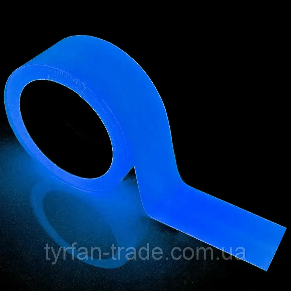 Люмінесцентний скотч синій зелений жовтогарячий бірюзовий червоний рожевий