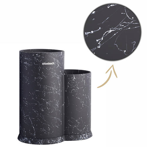 Купить Подставка для ножей и кухонных принадлежностей Ofenbach двойная ...