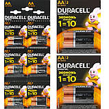 Батарейка лужна AA, LR6 1,5 В Duracell, фото 4