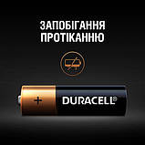 Батарейка лужна AA, LR6 1,5 В Duracell, фото 8